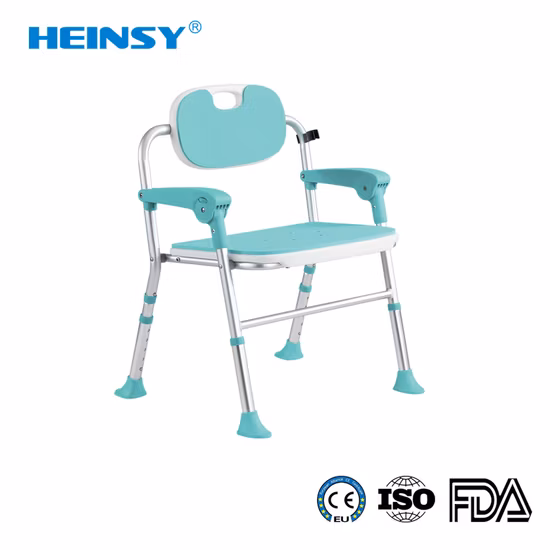 알루미늄 의학 조정가능한 샤워 좌석 의자 벤치 접히는 목욕 의자
